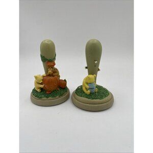 Winnie the Pooh Reading Book Brown Bag Cookie Art Press Stamps Disney set of 2